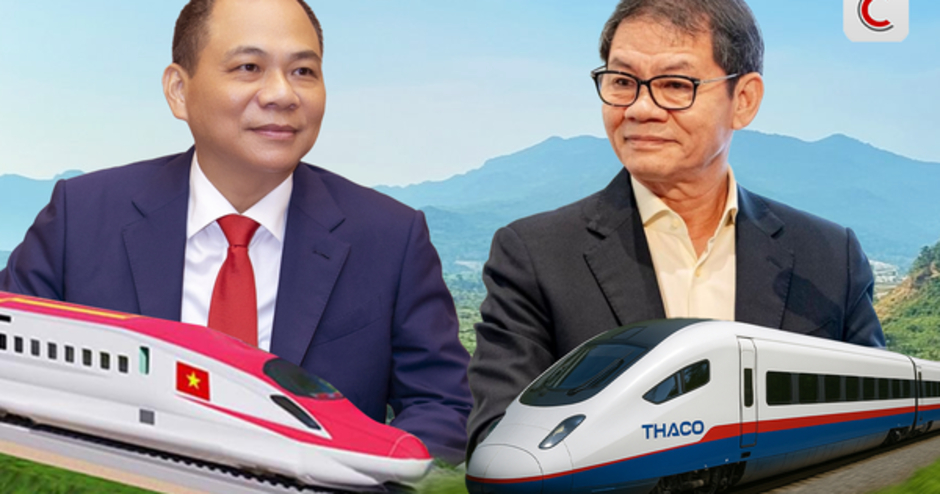 "Đường đua" làm dự án đường sắt Bắc – Nam thêm nóng: Phương án của tỷ phú Phạm Nhật Vượng và Trần Bá Dương khác nhau ra sao?