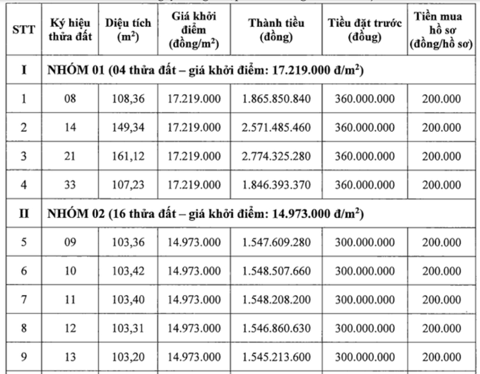 89 lô đất huyện ngoại thành Hà Nội lên 'sàn' sau bỏ cọc