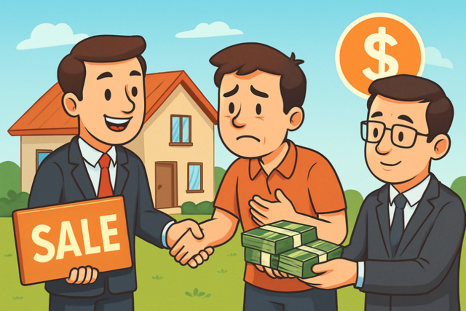 Bán căn nhà đất được 5,4 tỷ đồng, chủ nhà phải trả phí môi giới 120 triệu đồng: 