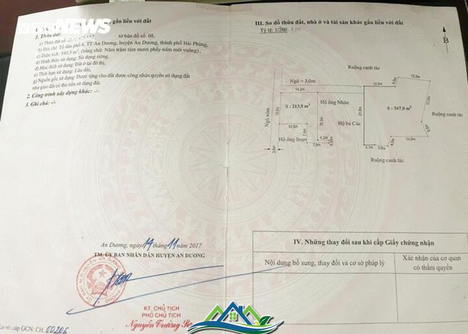 Cán bộ tính sai khiến dân mất gần 100m² đất ở: Đang rà soát, đính chính ‘sổ đỏ’