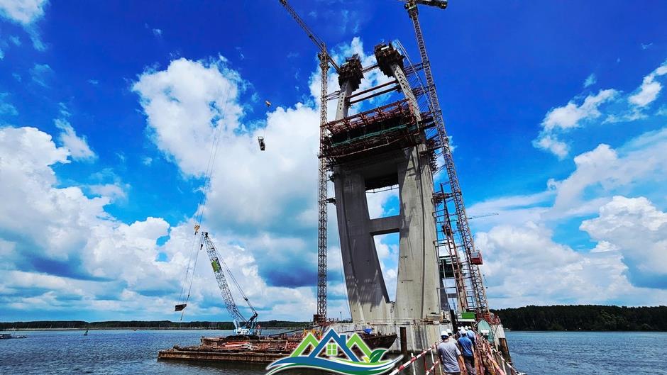 Cận cảnh dự án cầu có nhịp chính dài nhất Đông Nam Á, nối Bà Rịa - Vũng Tàu với Đồng Nai Cận cảnh dự án cầu có nhịp chính dài nhất Đông Nam Á, nối Bà Rịa - Vũng Tàu với Đồng Nai