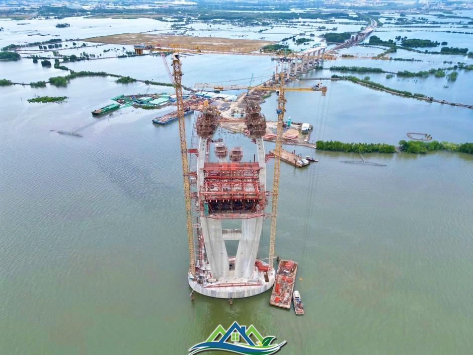 Cận cảnh dự án cầu có nhịp chính dài nhất Đông Nam Á, nối Bà Rịa - Vũng Tàu với Đồng Nai Cận cảnh dự án cầu có nhịp chính dài nhất Đông Nam Á, nối Bà Rịa - Vũng Tàu với Đồng Nai
