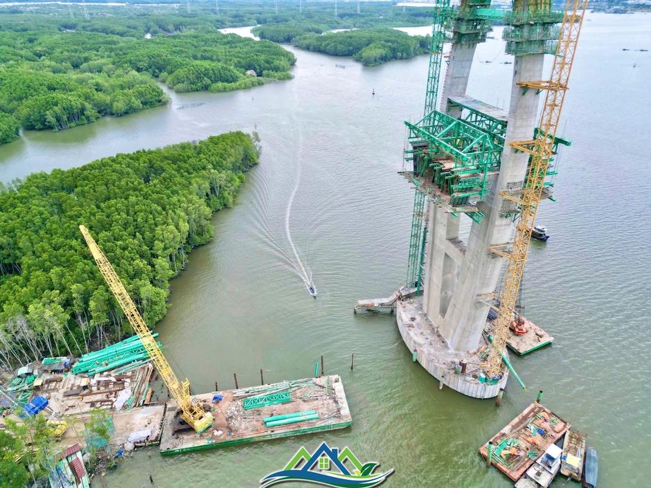 Cận cảnh dự án cầu có nhịp chính dài nhất Đông Nam Á, nối Bà Rịa - Vũng Tàu với Đồng Nai Cận cảnh dự án cầu có nhịp chính dài nhất Đông Nam Á, nối Bà Rịa - Vũng Tàu với Đồng Nai