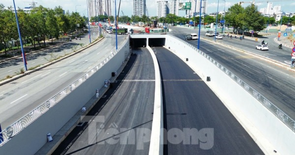 Cận cảnh hầm chui tại nút giao phía Đông TPHCM sắp thông xe