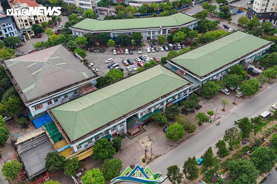Cận cảnh khu ký túc xá, trung tâm thương mại dự kiến làm trụ sở phường ở Hà Nội Cận cảnh khu ký túc xá, trung tâm thương mại dự kiến làm trụ sở phường ở Hà Nội