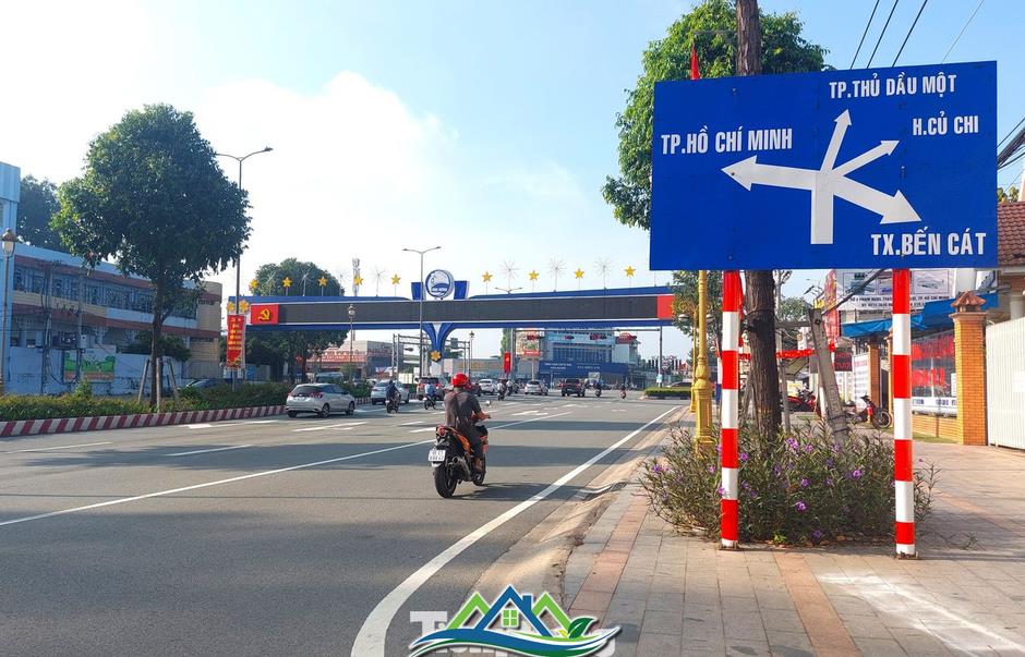 Cận cảnh vị trí đầu tiên trên quốc lộ 13 được chọn làm hầm chui nghìn tỉ