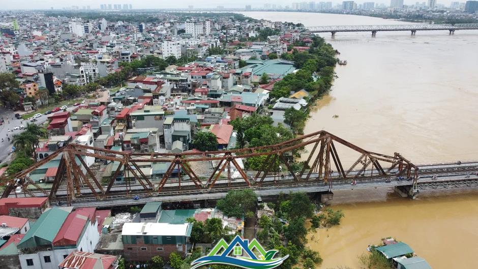 Cận cảnh vị trí được đề xuất xây dựng “Đại lộ và cảnh quan” ven sông Hồng