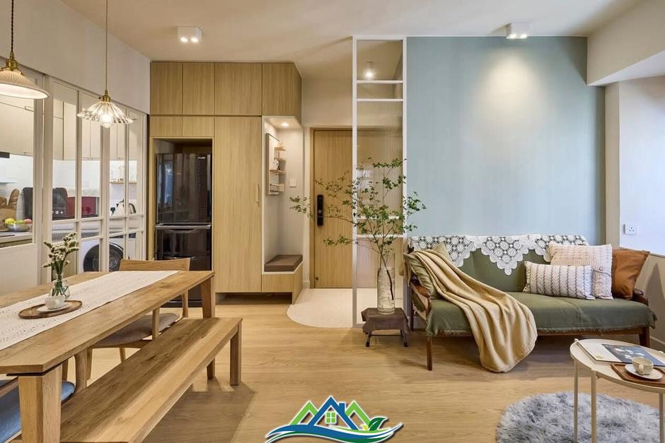 Căn hộ 49m2 đầy đủ tiện nghi của cặp vợ chồng trẻ Căn hộ 49m2 đầy đủ tiện nghi của cặp vợ chồng trẻ