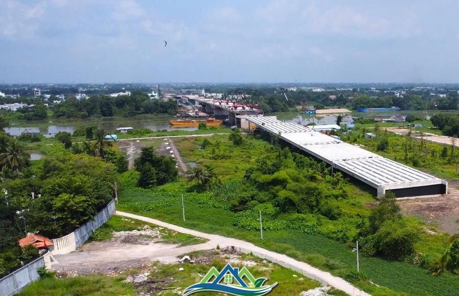 Cầu vượt sông Sài Gòn trên đường Vành đai 3 trước ngày hợp long Cầu vượt sông Sài Gòn trên đường Vành đai 3 trước ngày hợp long
