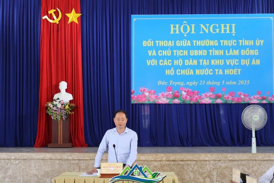 Chủ tịch UBND tỉnh Lâm Đồng đối thoại với người dân tại dự án ngàn tỉ Chủ tịch UBND tỉnh Lâm Đồng đối thoại với người dân tại dự án ngàn tỉ