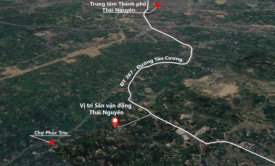 Chuẩn bị hoàn thành sân vận động lớn nhất miền núi phía Bắc: Trị giá hơn 500 tỷ, rộng tương đương sân Hàng Đẫy, đạt tiêu chuẩn quốc tế