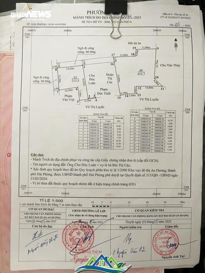 Chuyện hy hữu: Gia đình ở Hải Phòng mất gần 100m² đất ở vì cán bộ tính sai