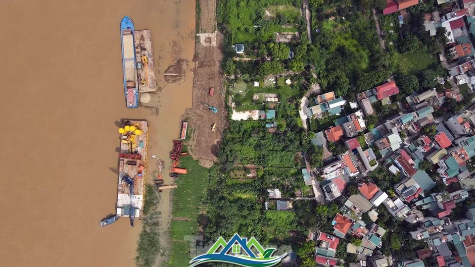 Công trường xây dựng cầu Tứ Liên sau 1 tháng thi công Công trường xây dựng cầu Tứ Liên sau 1 tháng thi công