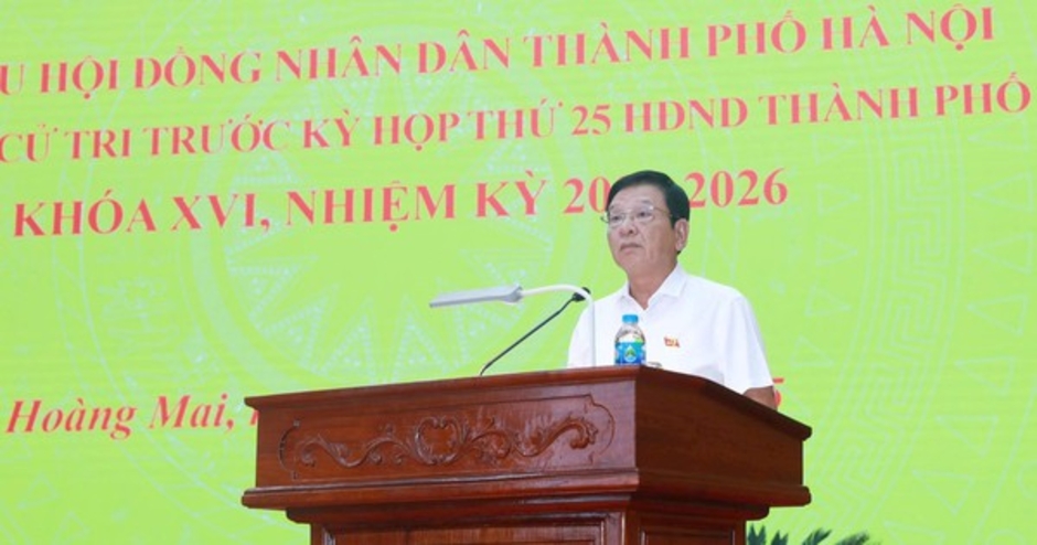 Cử tri Hoàng Mai kiến nghị giải quyết vướng mắc về giải phóng mặt bằng