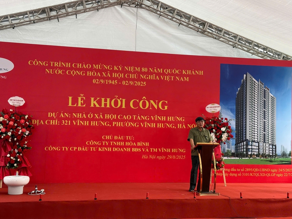 Đại gia “Đường bia” khởi công dự án nhà ở xã hội ngay gần KĐT Times City, có một loại thiết bị đặc biệt được mạ vàng