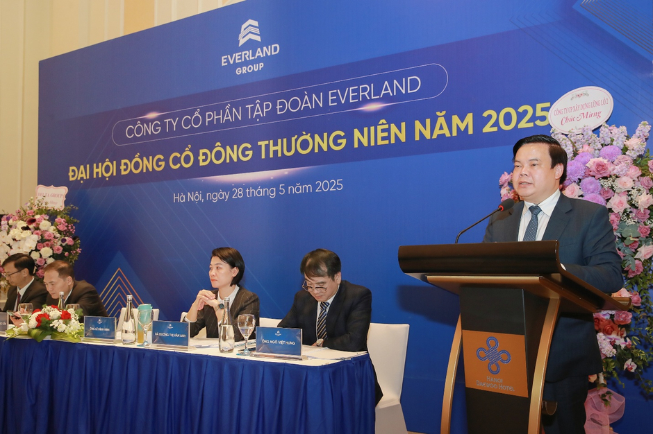 Đại hội cổ đông Everland: Kỳ vọng giai đoạn phát triển mới, đẩy mạnh bán hàng tại các dự án đủ điều kiện Đại hội cổ đông Everland: Kỳ vọng giai đoạn phát triển mới, đẩy mạnh bán hàng tại các dự án đủ điều kiện