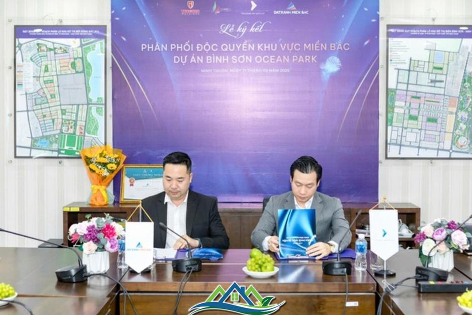 Đất Xanh Miền Bắc phân phối chính thức phía bắc dự án Bình Sơn Ocean Park Ninh Thuận