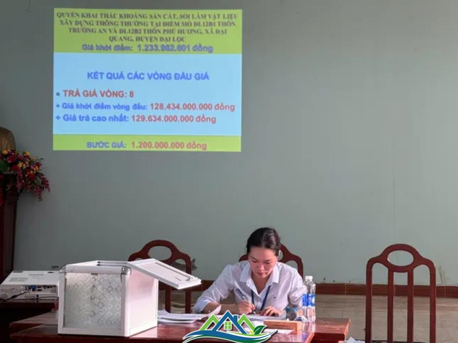 Đấu giá ba mỏ cát ở Quảng Nam: Khởi điểm vài tỷ đồng, chốt hàng trăm tỷ đồng Đấu giá ba mỏ cát ở Quảng Nam: Khởi điểm vài tỷ đồng, chốt hàng trăm tỷ đồng