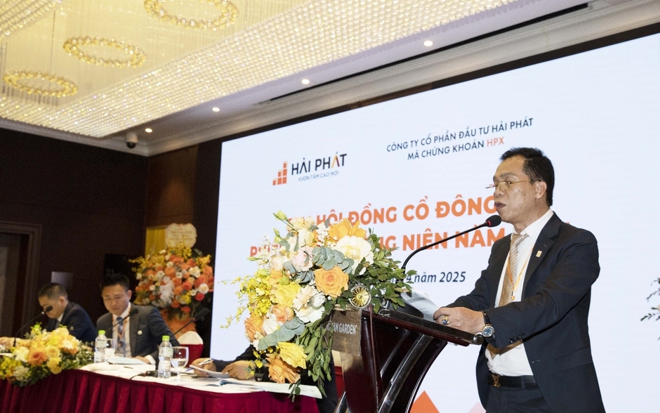 ĐHCĐ Hải Phát Invest: Đẩy mạnh hợp tác đầu tư, M&A tại loạt thị trường Hà Nội, Lào Cai, Quảng Ninh, Bắc Giang, Hưng Yên, Hòa Bình... ĐHCĐ Hải Phát Invest: Đẩy mạnh hợp tác đầu tư, M&A tại loạt thị trường Hà Nội, Lào Cai, Quảng Ninh, Bắc Giang, Hưng Yên, Hòa Bình...
