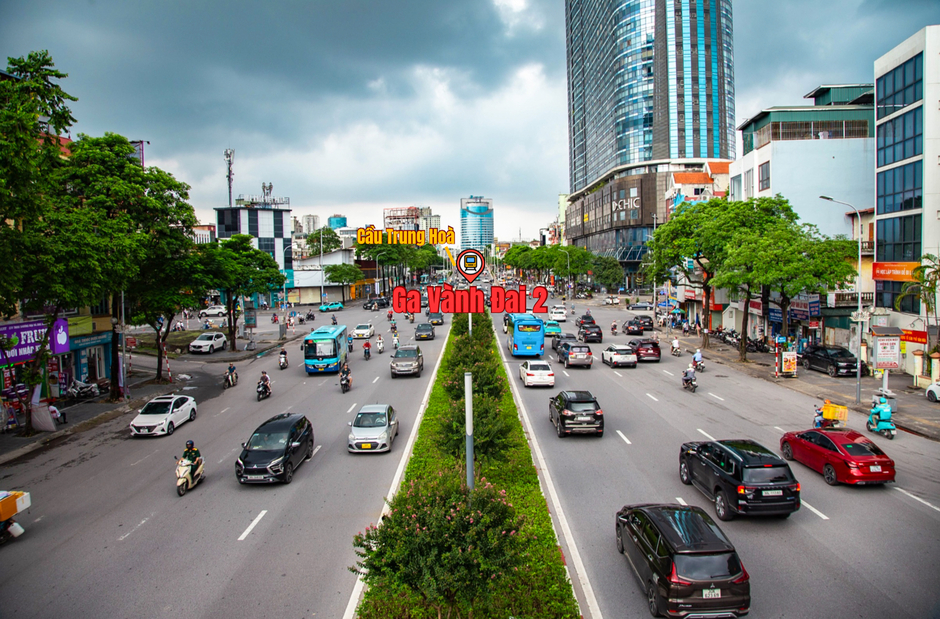 Điểm danh vị trí ga tuyến metro Văn Cao - Hoà Lạc: Đại đô thị của Vinhomes, toà nhà cao thứ 2 Hà Nội đón tin vui