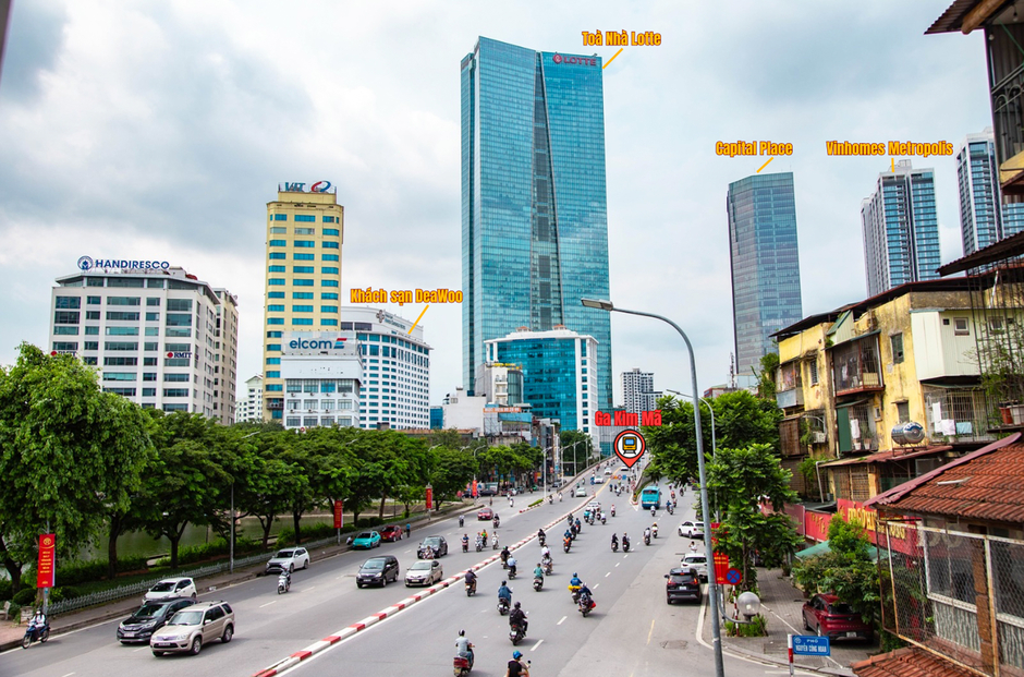 Điểm danh vị trí ga tuyến metro Văn Cao - Hoà Lạc: Đại đô thị của Vinhomes, toà nhà cao thứ 2 Hà Nội đón tin vui