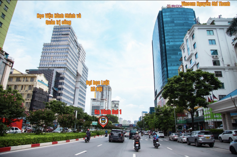 Điểm danh vị trí ga tuyến metro Văn Cao - Hoà Lạc: Đại đô thị của Vinhomes, toà nhà cao thứ 2 Hà Nội đón tin vui