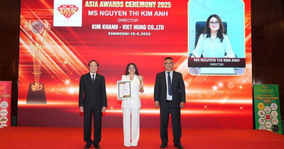 Doanh nhân Nguyễn Thị Kim Anh:  “Nhà lãnh đạo doanh nghiệp giỏi Châu Á 2025”