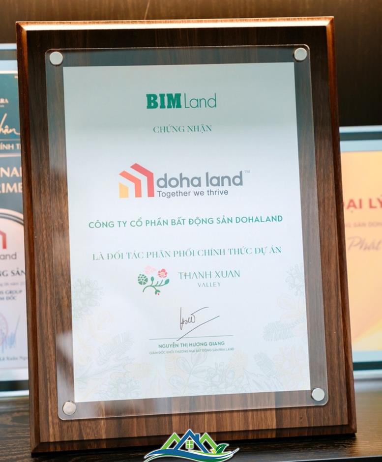 Doha Land chính thức bắt tay cùng BIM Group phân phối Dự án Thanh Xuan Valley Doha Land chính thức bắt tay cùng BIM Group phân phối Dự án Thanh Xuan Valley