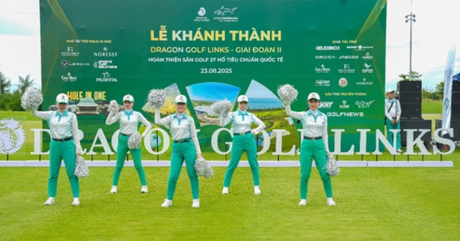 Dragon Golf Links khánh thành giai đoạn 2: Hoàn thiện 27 hồ golf tiêu chuẩn quốc tế
