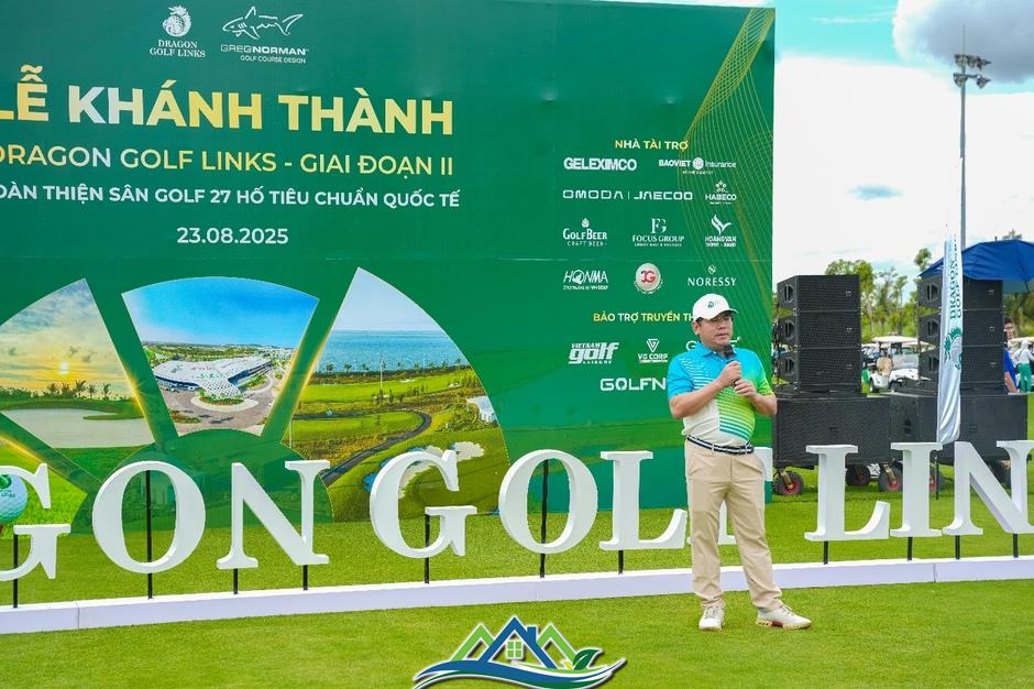 Dragon Golf Links khánh thành giai đoạn 2: Hoàn thiện 27 hồ golf tiêu chuẩn quốc tế Dragon Golf Links khánh thành giai đoạn 2: Hoàn thiện 27 hồ golf tiêu chuẩn quốc tế
