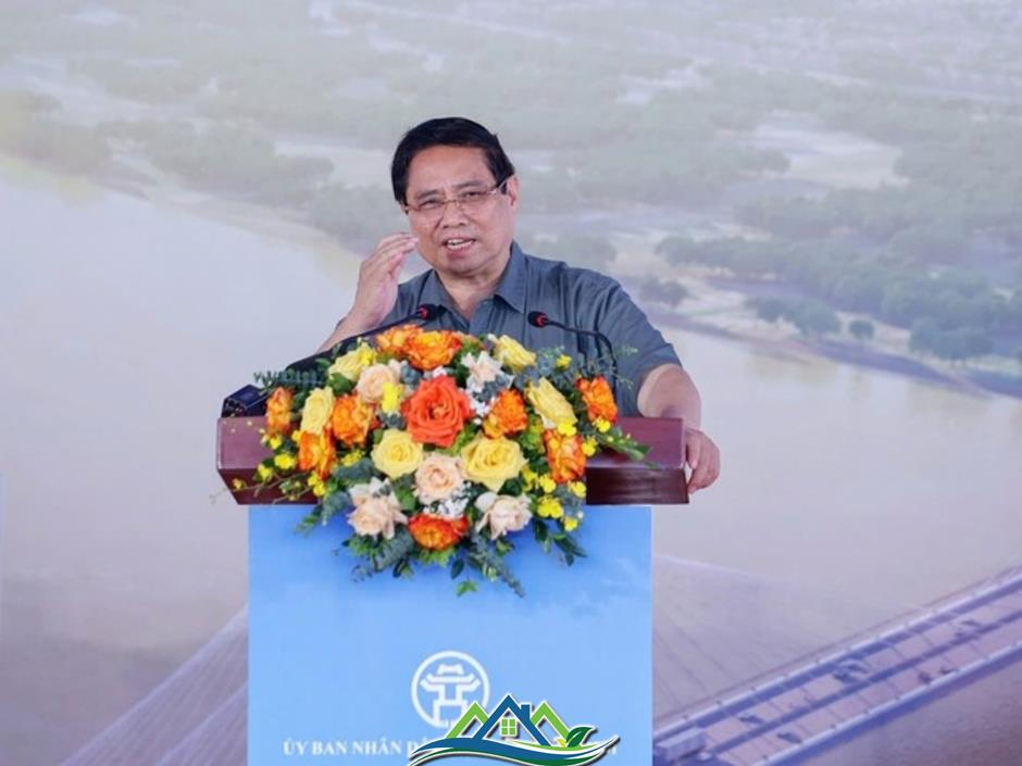 Dự khởi công cầu Tứ Liên, Thủ tướng Phạm Minh Chính đề nghị hoàn thành trong 24 tháng Dự khởi công cầu Tứ Liên, Thủ tướng Phạm Minh Chính đề nghị hoàn thành trong 24 tháng