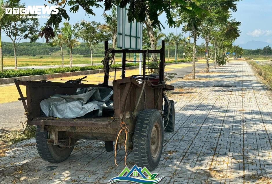 Đường hơn 34 tỷ nối Quốc lộ 1A ra giữa đồng, làm xong chỉ để phơi nông sản Đường hơn 34 tỷ nối Quốc lộ 1A ra giữa đồng, làm xong chỉ để phơi nông sản