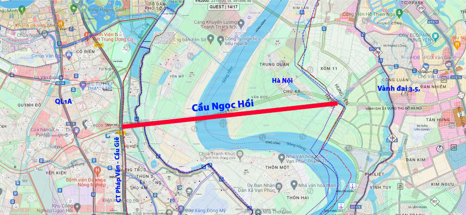 Đường vành đai dài 43 km có hàng loạt diễn biến mới: Sắp khởi công cầu 12.000 tỷ, hoàn thiện đoạn 8 làn xe