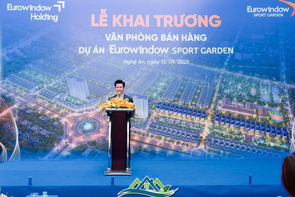 Eurowindow Holding khai trương văn phòng bán hàng dự án mới tại Nghệ An
