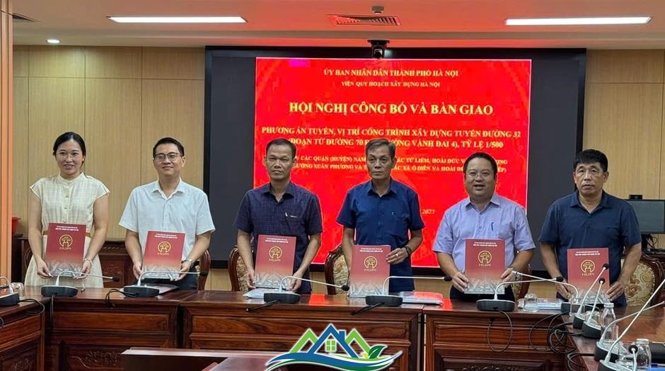 Hà Nội: Công bố phương án tuyến, vị trí công trình xây dựng tuyến đường 32 Hà Nội: Công bố phương án tuyến, vị trí công trình xây dựng tuyến đường 32