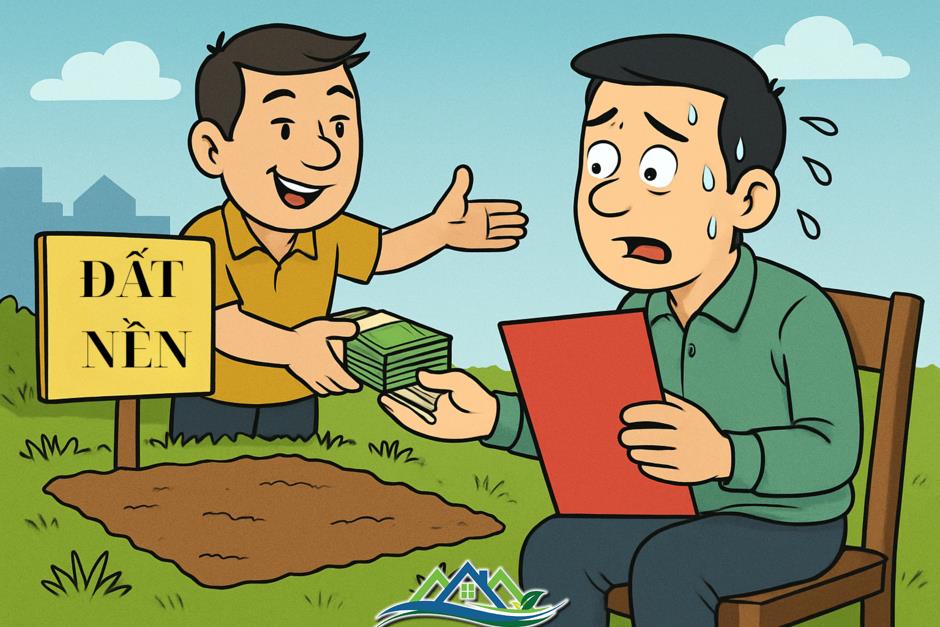Ham rẻ mua đất nền không sổ đỏ: Cái giá có thể là mất trắng Ham rẻ mua đất nền không sổ đỏ: Cái giá có thể là mất trắng