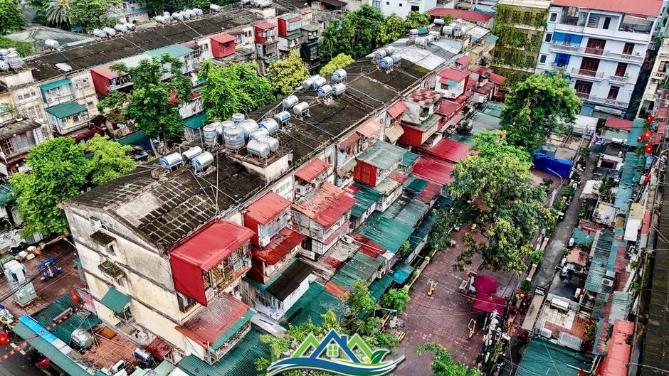Hiện trạng 2 khu tập thể cũ ở Hà Nội dự kiến cải tạo thành cao ốc từ 40 tầng Hiện trạng 2 khu tập thể cũ ở Hà Nội dự kiến cải tạo thành cao ốc từ 40 tầng