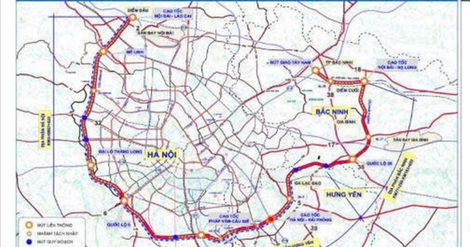 Hôm nay, hàng triệu người dân Hà Nội, Hưng Yên, Bắc Ninh đón tin vui: "Siêu cao tốc" hơn 56.000 tỷ kết nối 3 tỉnh thành miền Bắc chính thức khởi công