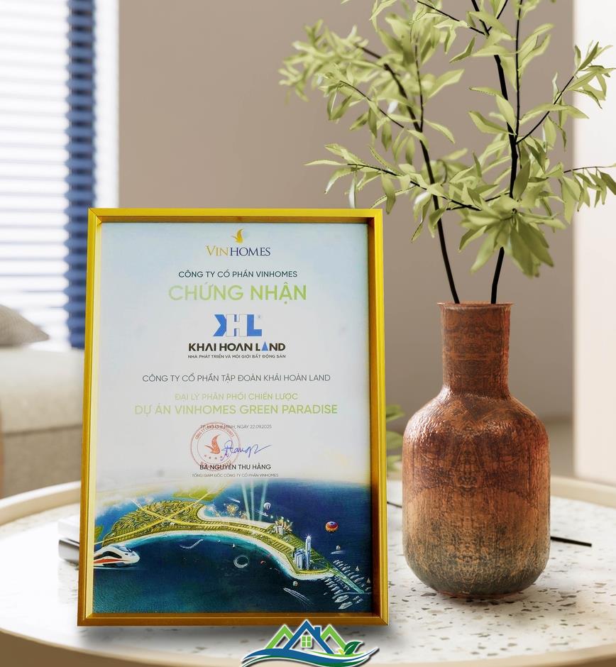 Khải Hoàn Land ký kết cùng Vinhomes, chính thức phân phối Vinhomes Green Paradise