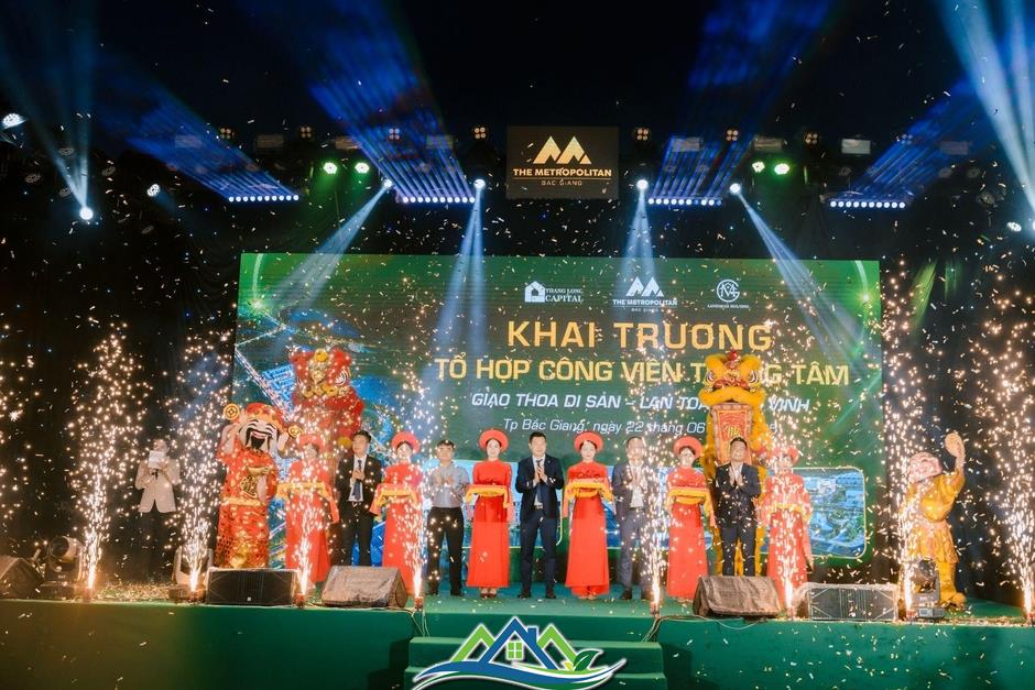 Khai trương tổ hợp công viên trung tâm khu đô thị The Metropolitan Bắc Giang Khai trương tổ hợp công viên trung tâm khu đô thị The Metropolitan Bắc Giang