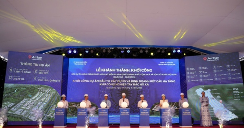 Khởi công KCN Tây Bắc Hồ Xá - Tâm điểm đầu tư tại Bắc Trung Bộ