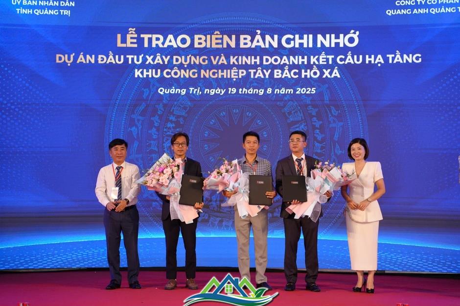 Khởi công KCN Tây Bắc Hồ Xá - Tâm điểm đầu tư tại Bắc Trung Bộ