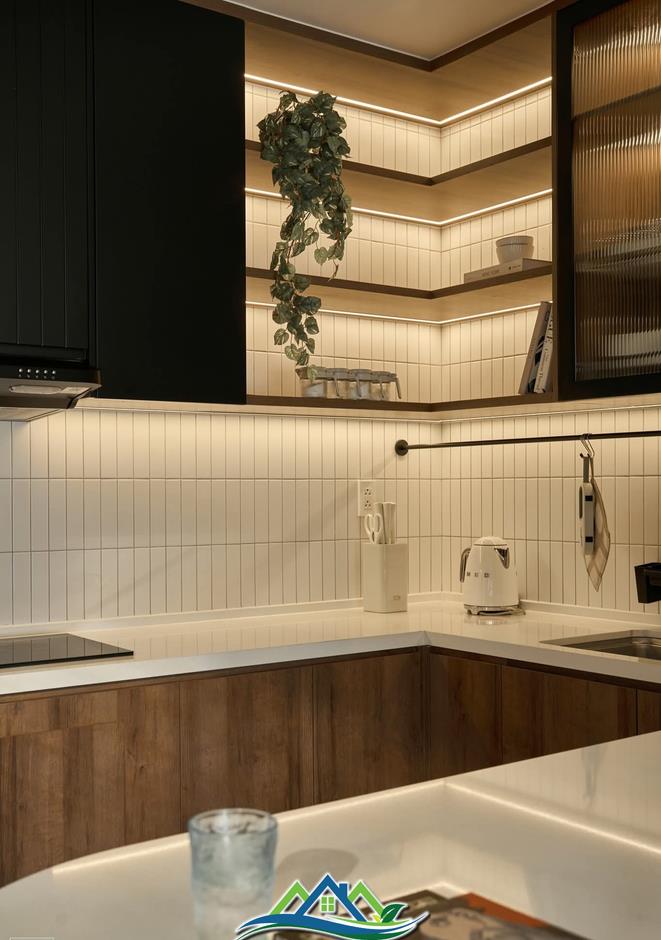 Không gian ấm cúng mộc mạc của căn hộ 62m2 hai phòng ngủ