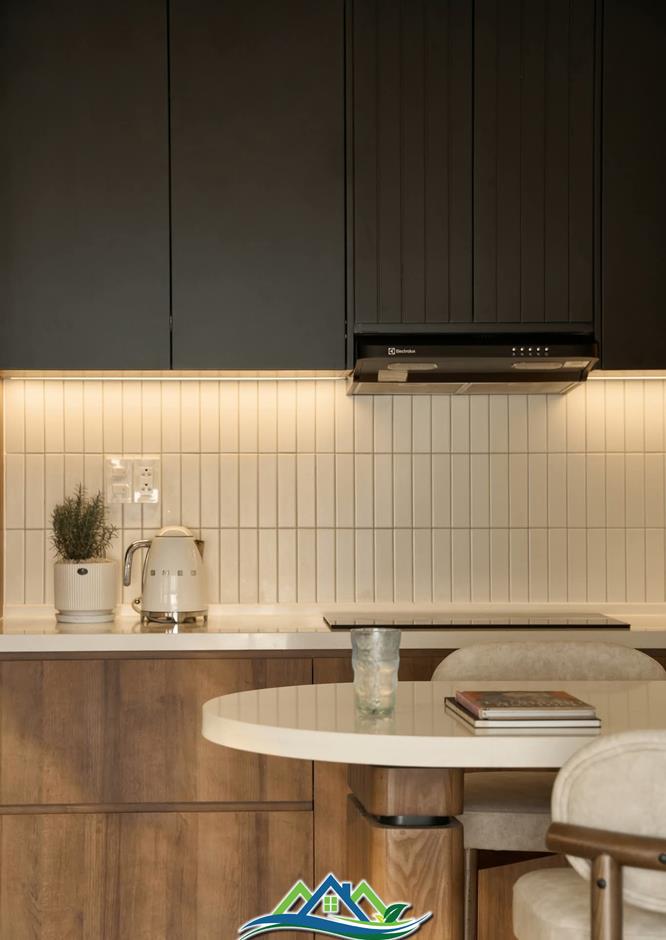 Không gian ấm cúng mộc mạc của căn hộ 62m2 hai phòng ngủ