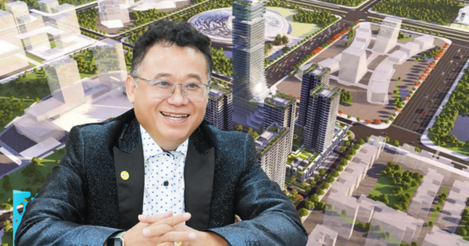 Kinh Bắc của ông Đặng Thành Tâm vừa khởi công dự án có 9 tòa tháp nằm bên bờ sông Cấm, có tòa lên đến 40 tầng cao bậc nhất thành phố Cảng