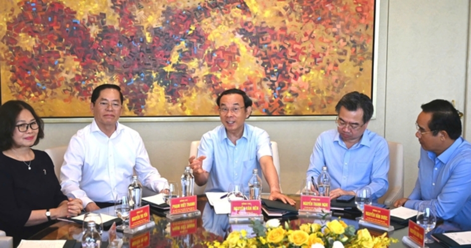 Lãnh đạo TP HCM và tỉnh Bà Rịa - Vũng Tàu làm việc với Công ty TNHH Dự án Hồ Tràm