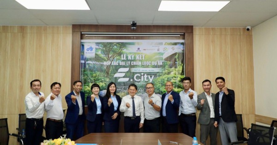Lễ ký kết chiến lược E.City Tân Đức – Bước tiến đô thị tương lai