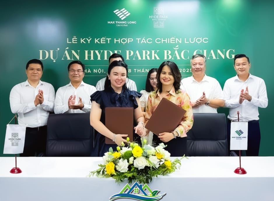 Lễ ký kết hợp tác phát triển dự án giữa Bắc Giang Land và Max Thăng Long Lễ ký kết hợp tác phát triển dự án giữa Bắc Giang Land và Max Thăng Long