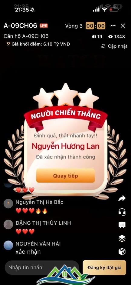 Livestream Sunshine Group: Căn hộ cao cấp chốt giá rẻ hơn 1,5 tỷ, khán giả trúng 200 triệu Livestream Sunshine Group: Căn hộ cao cấp chốt giá rẻ hơn 1,5 tỷ, khán giả trúng 200 triệu