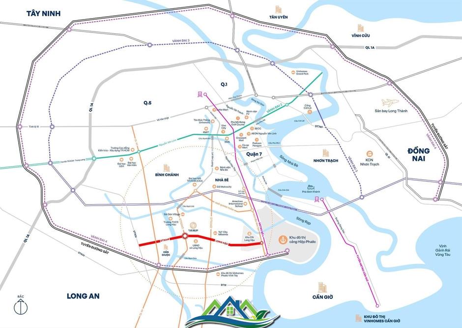 Loạt hạ tầng Nam TP.HCM bứt tốc, đất nền lân cận Phú Mỹ Hưng được săn đón Loạt hạ tầng Nam TP.HCM bứt tốc, đất nền lân cận Phú Mỹ Hưng được săn đón
